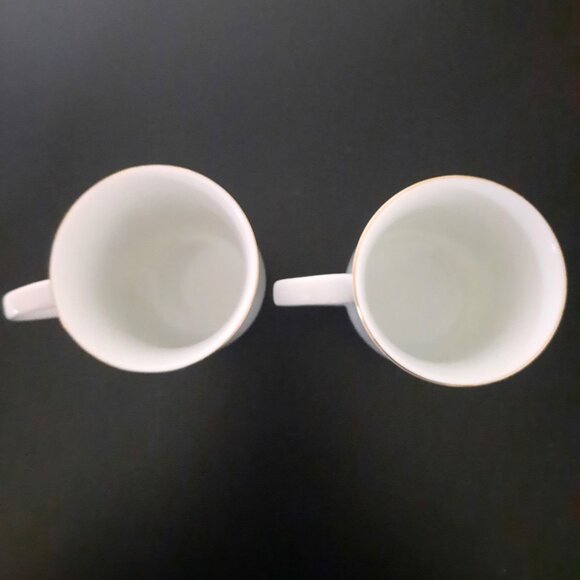 Otagiri - Vintage Mug Pair - Gray Rabbit gold trim - Picture 5 of 5